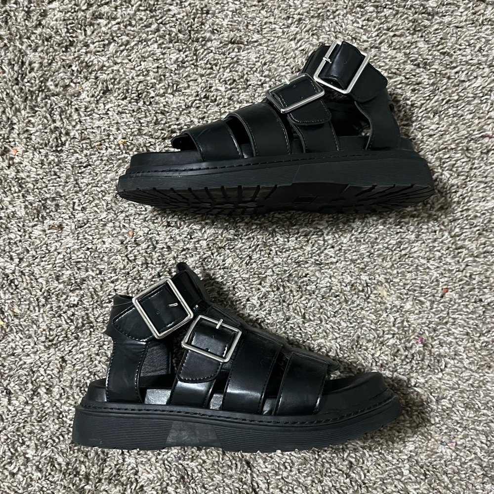 Black sandals